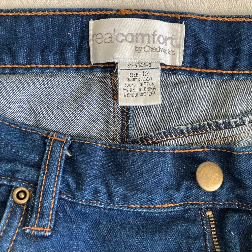 Chadwicks Basic Blue Jeans Size 12 - image 4